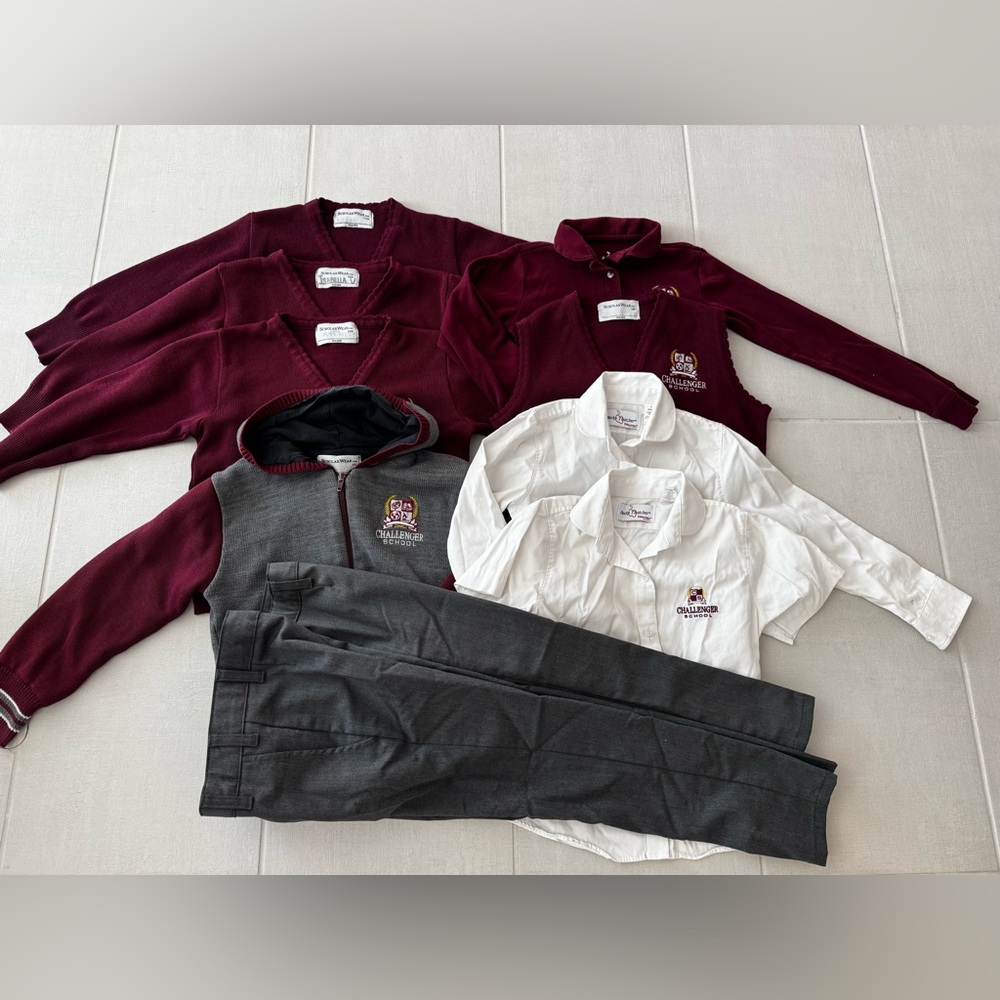Challenger uniform bundle kids girl size 6-7